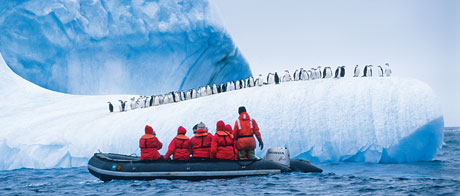 Zodiac auf Tour mit der National Geographic Resolution