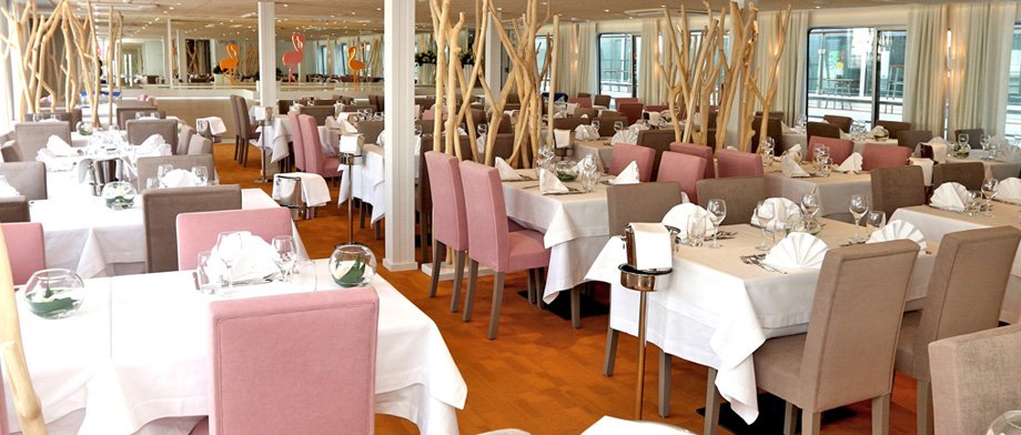 Restaurant der MS Camargue