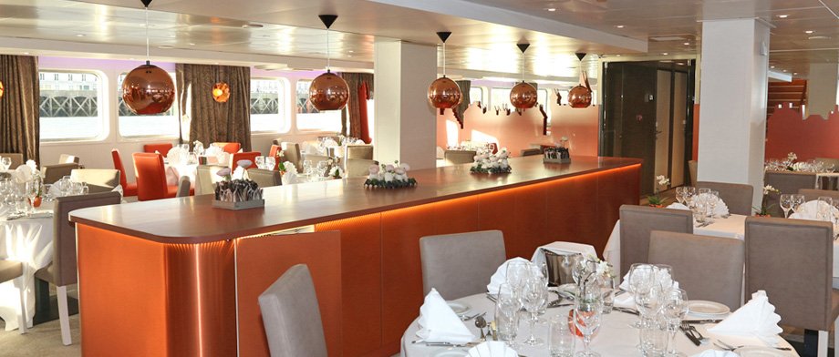 Restaurant der MS Loire Princesse