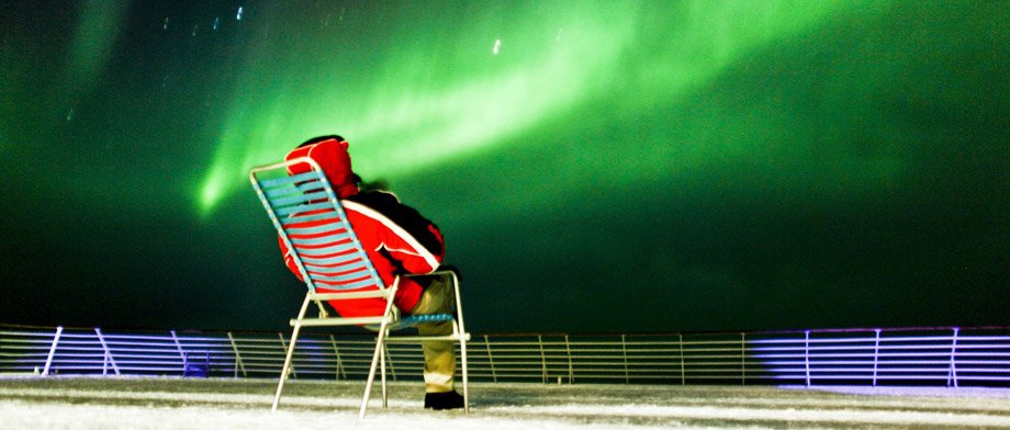 An Bord der MS Nordnorge die Polarlichter bewundern