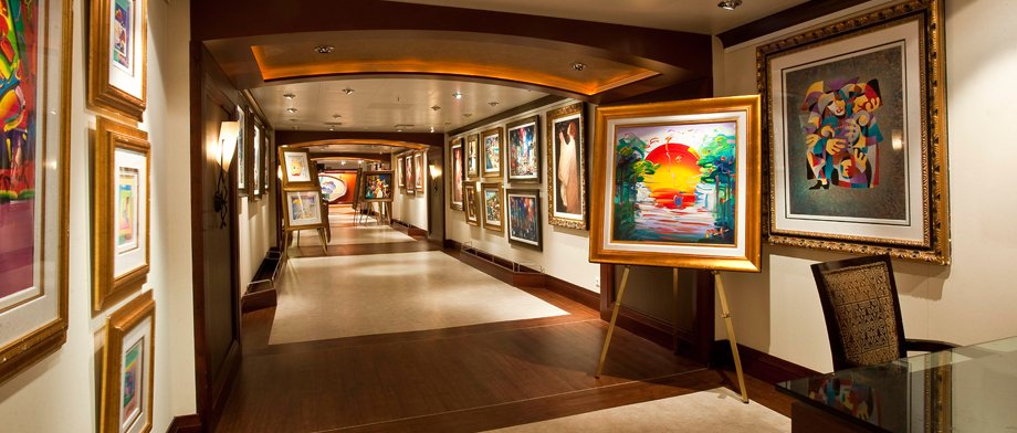 Die Kunstgalerie der Carnival Elation