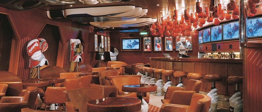 Sportbar an Bord der Carnival Liberty