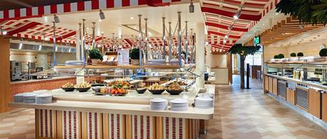 Lido Marketplace auf der Carnival Spirit