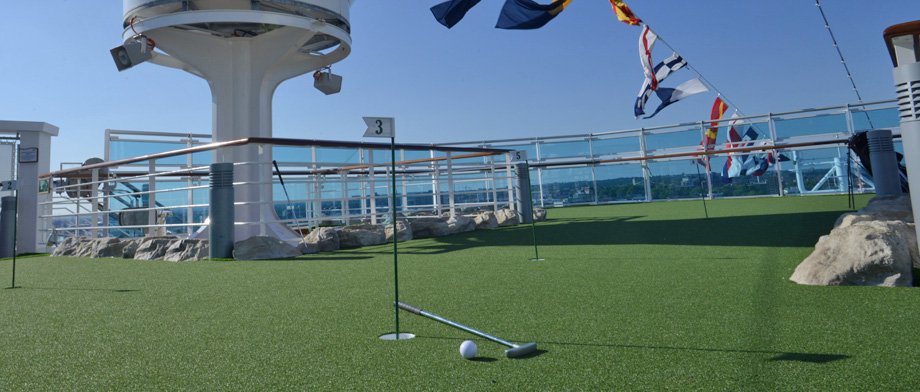 Sport und Spiel auf der Island Princess