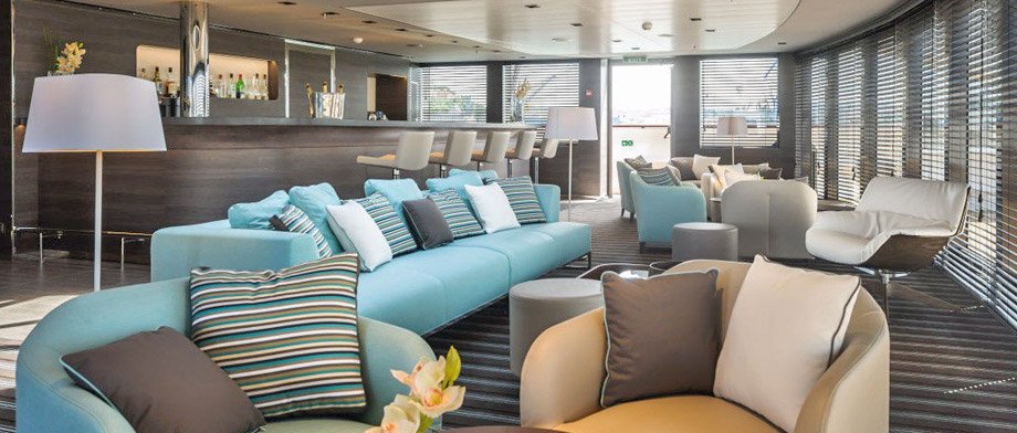 Lounge an Bord der Le Soléal