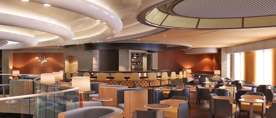 Bar an Bord der MS Nieuw Statendam