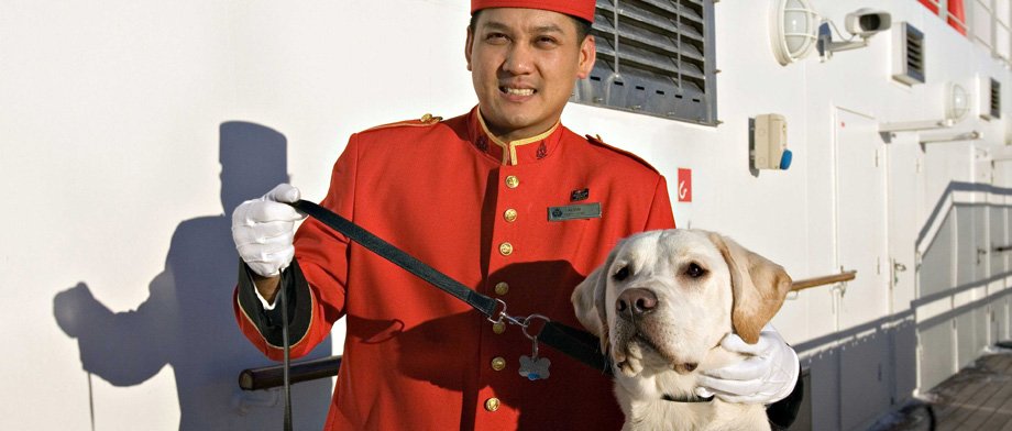 Eigenes Hundedeck auf der Queen Mary 2