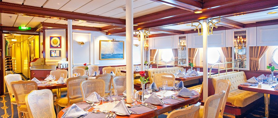 Restaurant an Bord der Star Clipper