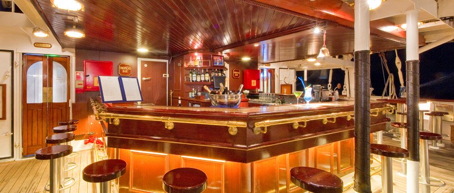 Tropical Bar an Bord der Star Clipper