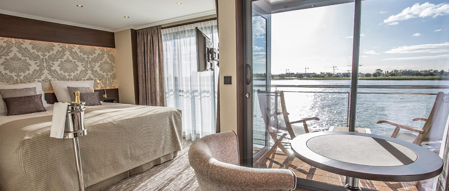 Suite auf einem Schiff von VIVA Cruises